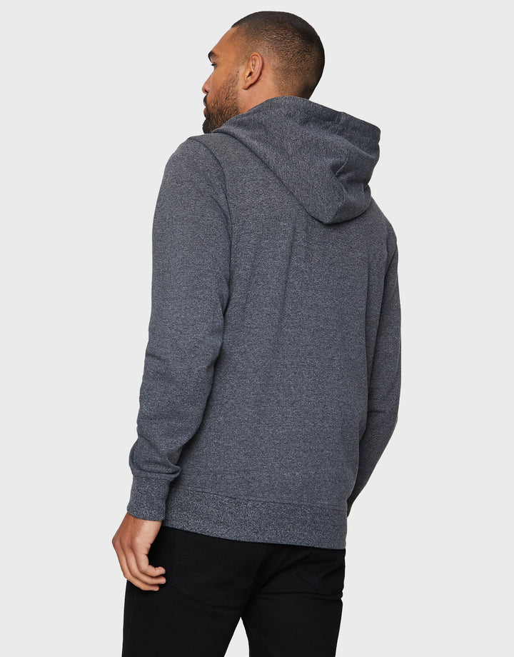 Tangerine Black Grindle Plain Hoodie