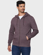 Tangerine Burgundy Grindle Plain Hoodie