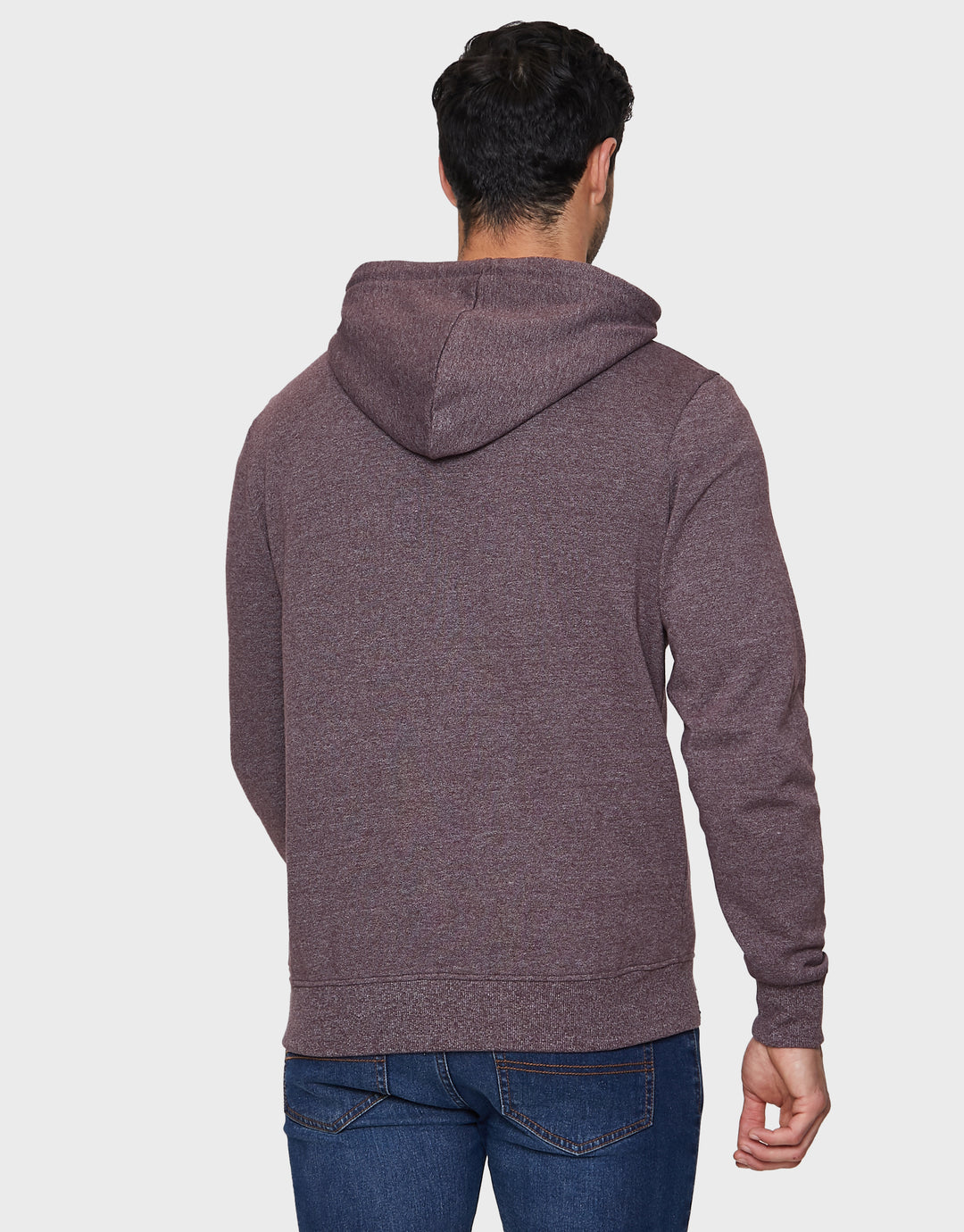Tangerine Burgundy Grindle Plain Hoodie