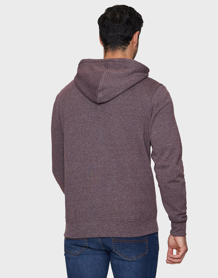 Tangerine Burgundy Grindle Plain Hoodie