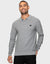 Grey Marl Long Sleeve Polo Jumper