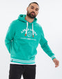 Turquoise Varsity Hoodie with Kangaroo Pocket