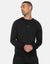 Black Crew Neck Gym Sweatshirt