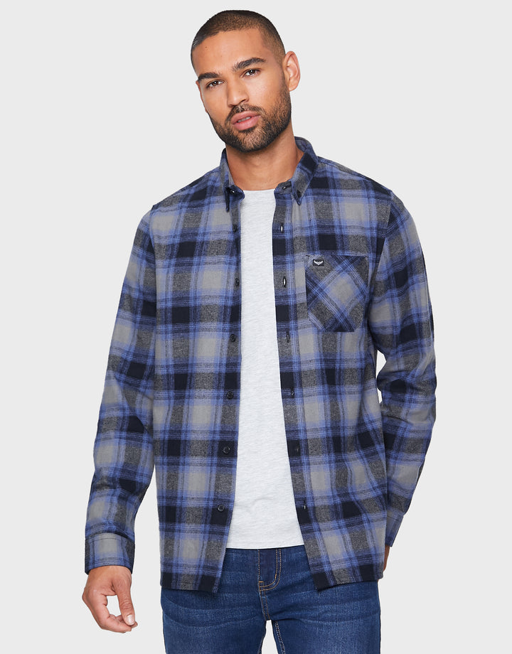Venice Blue Check Casual Shirts