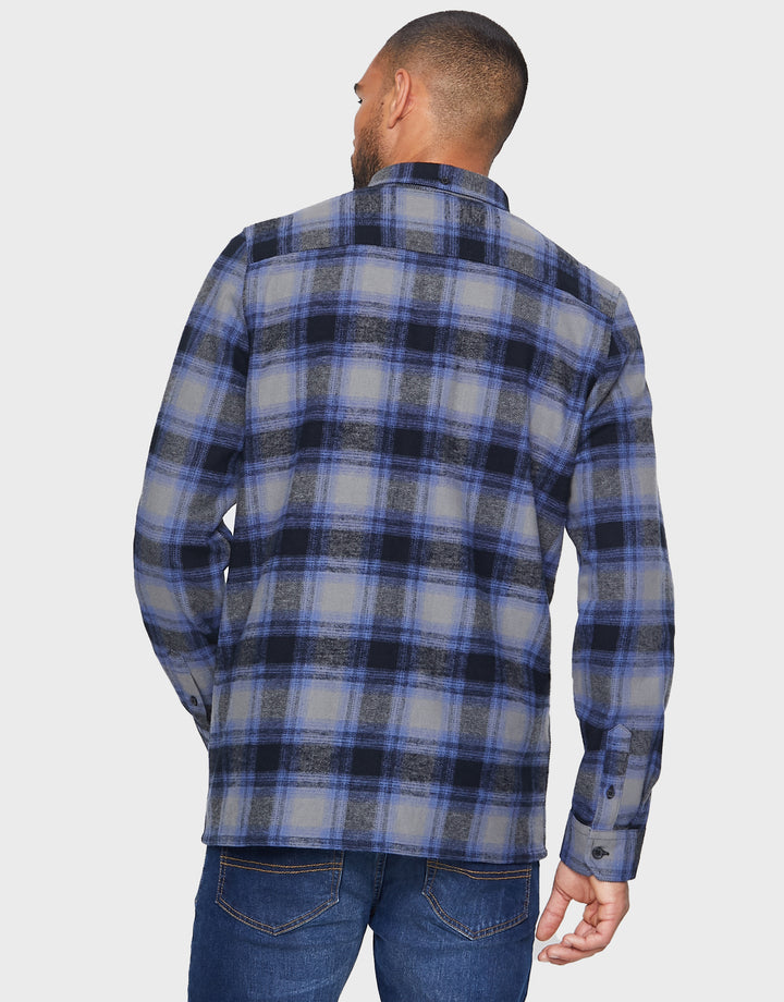 Venice Blue Check Casual Shirts