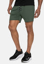 Werth Khaki Plain Fitness Gym Shorts