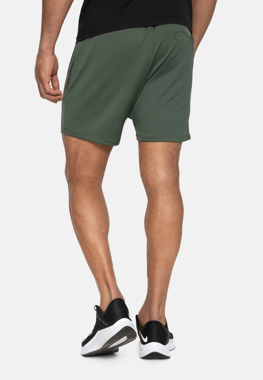 Werth Khaki Plain Fitness Gym Shorts