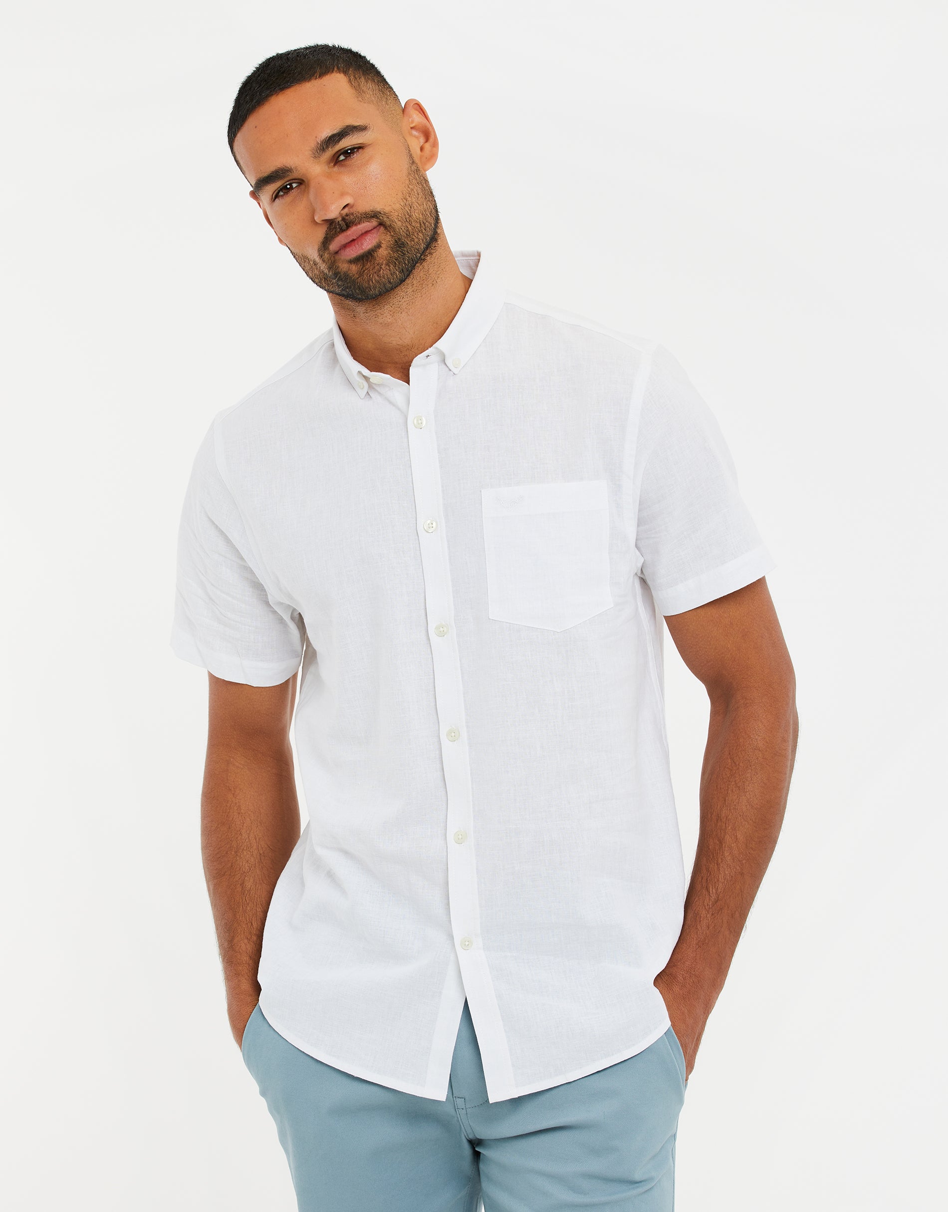 Men's Short Sleeve Shirts - Linen & Cotton – Threadbare
