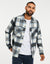 White Check Heavy Brushed Long Sleeve Shirt