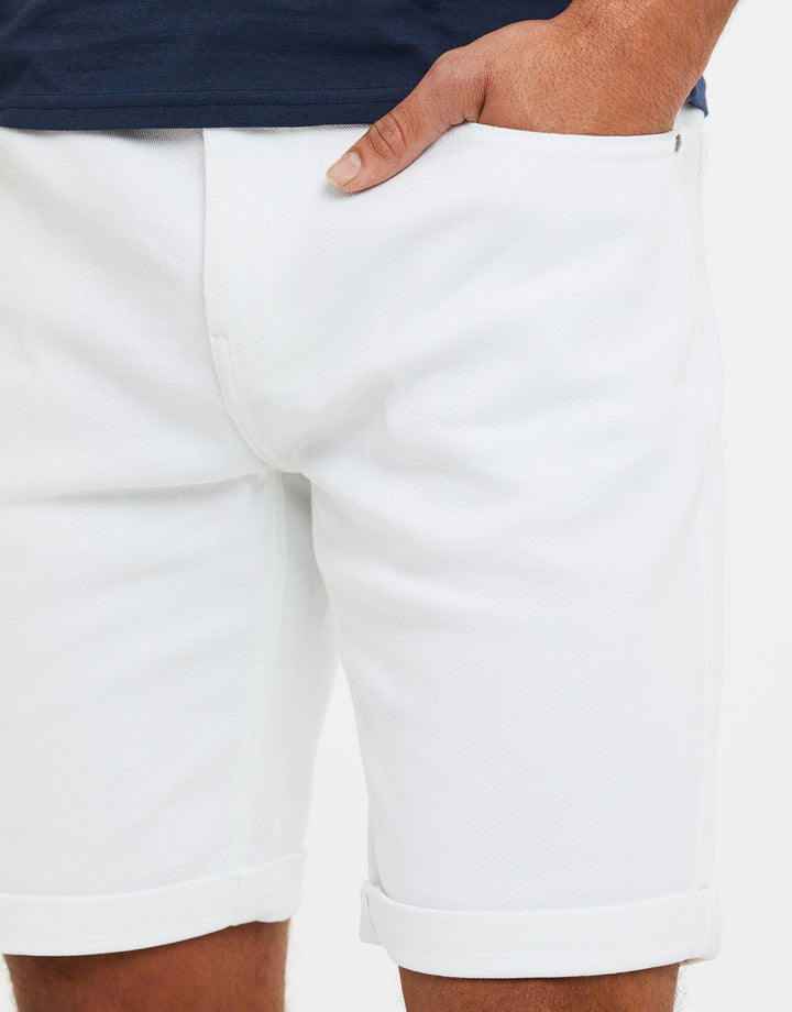 White Chino Shorts