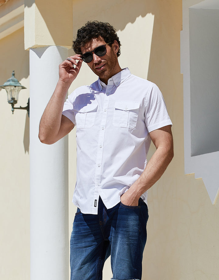 White Short Sleeve Shirt