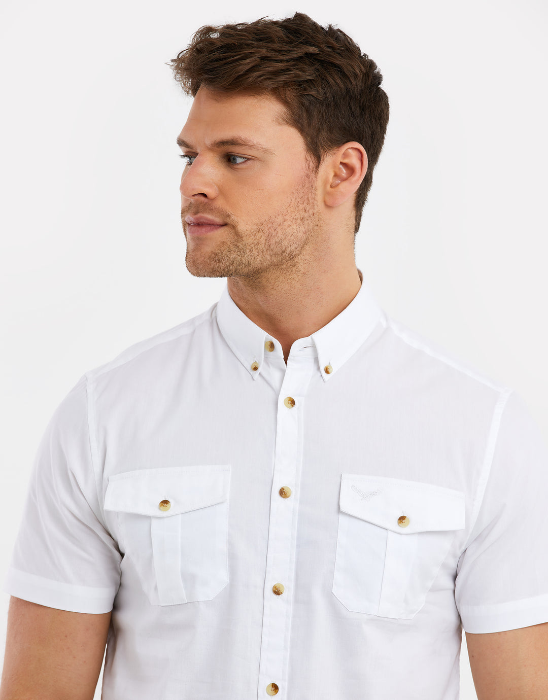 White Short Sleeve Shirt
