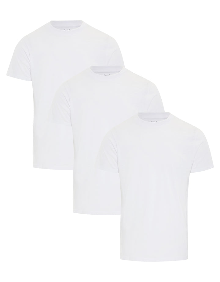 White Essential Short Sleeve T-Shirts (3 Pack)