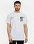 White Graphic Print Oversized T-Shirt
