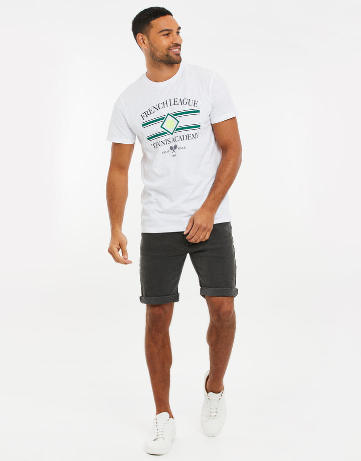 White Tennis T-Shirt