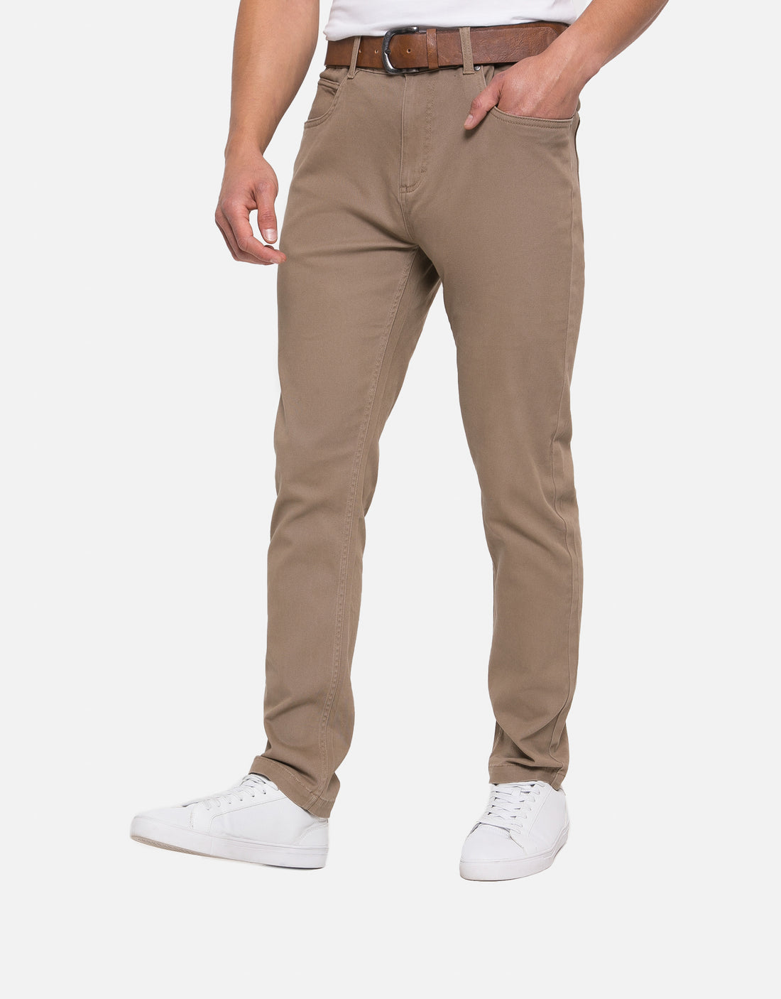 Gueuusu Mens Tactical Hiking Belted Cargo Pants Skinny Slim Fit Trousers -  Walmart.com