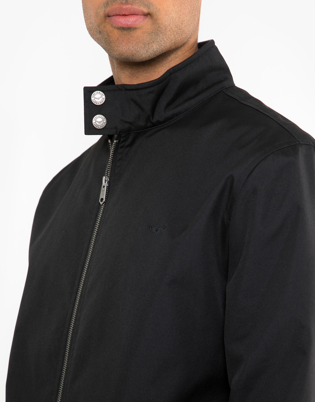 Men's Black Harrington Jacket – Threadbare