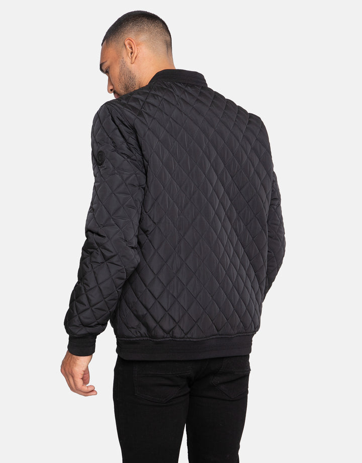 magnus quilted bomber jacket