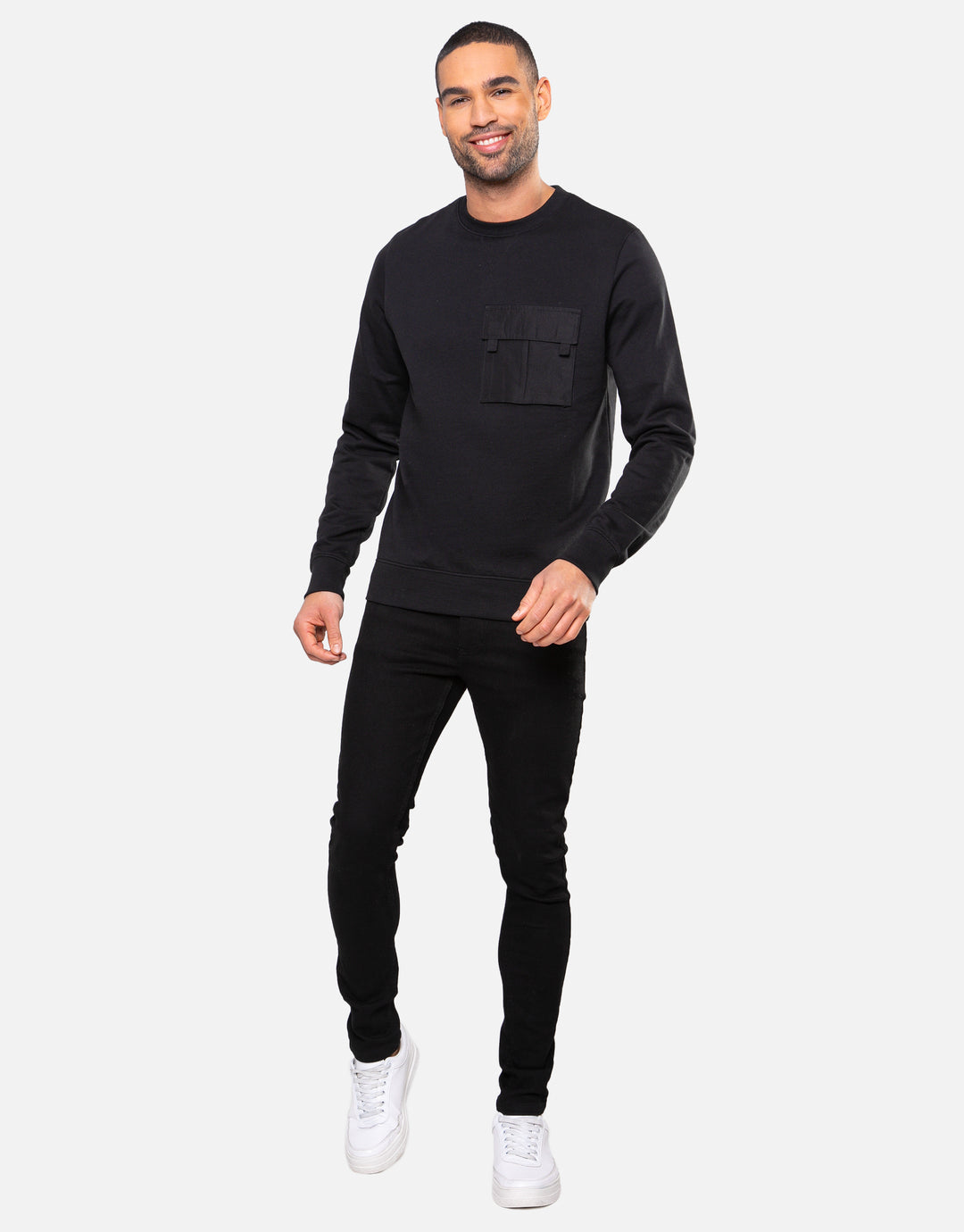 fin crew neck sweatshirt