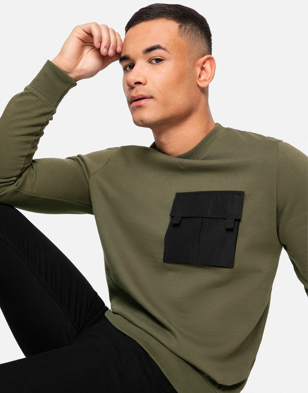 fin crew neck sweatshirt