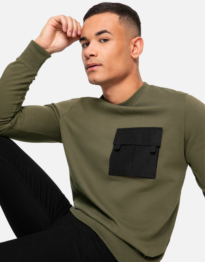 fin crew neck sweatshirt