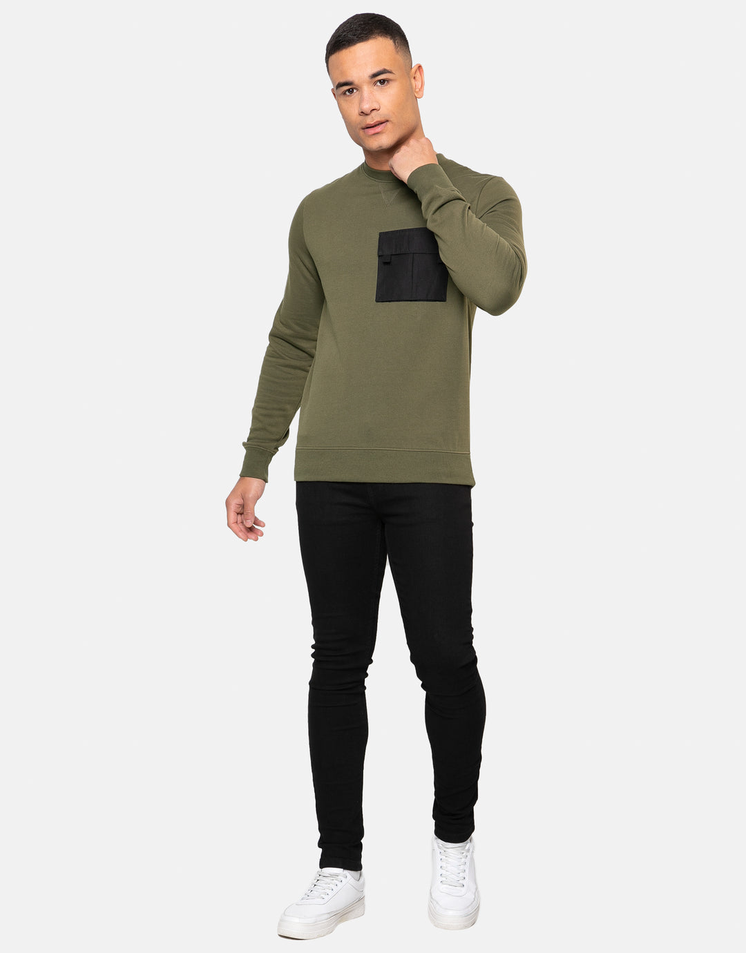 fin crew neck sweatshirt