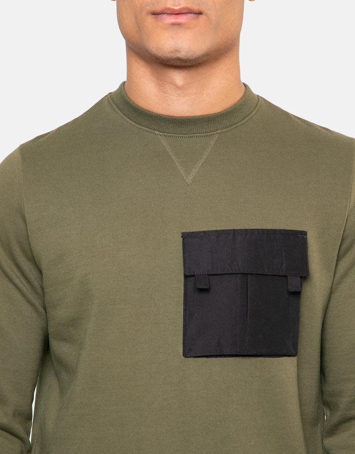 fin crew neck sweatshirt