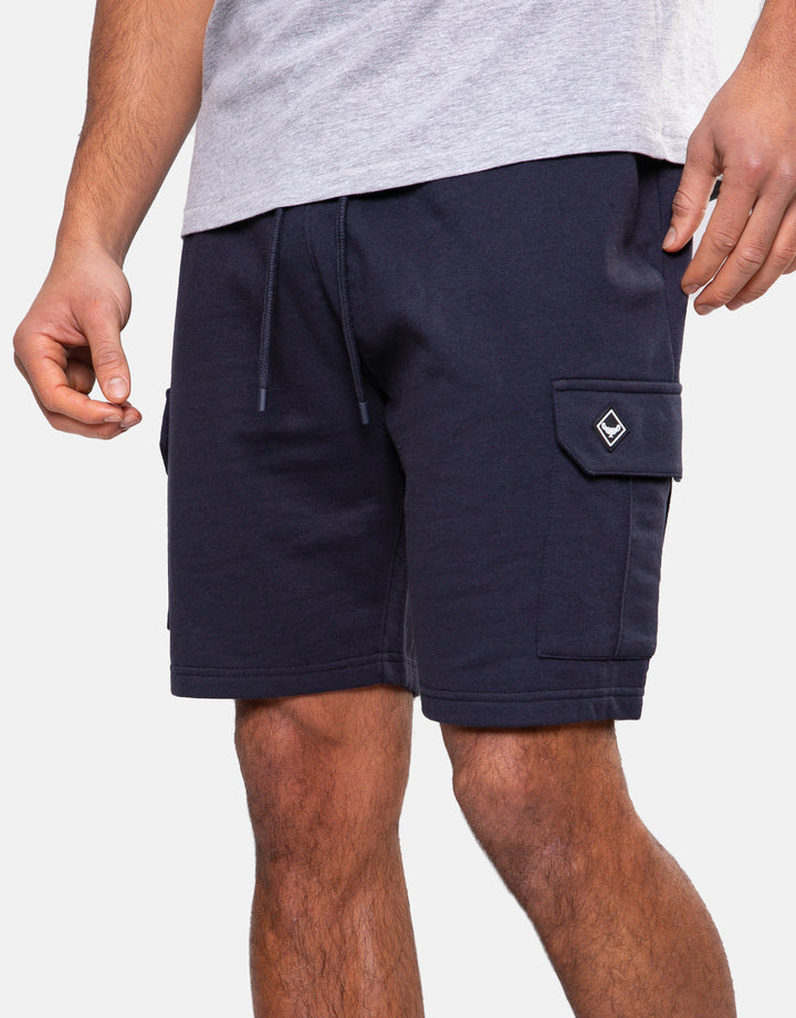 hunter fleece cargo shorts