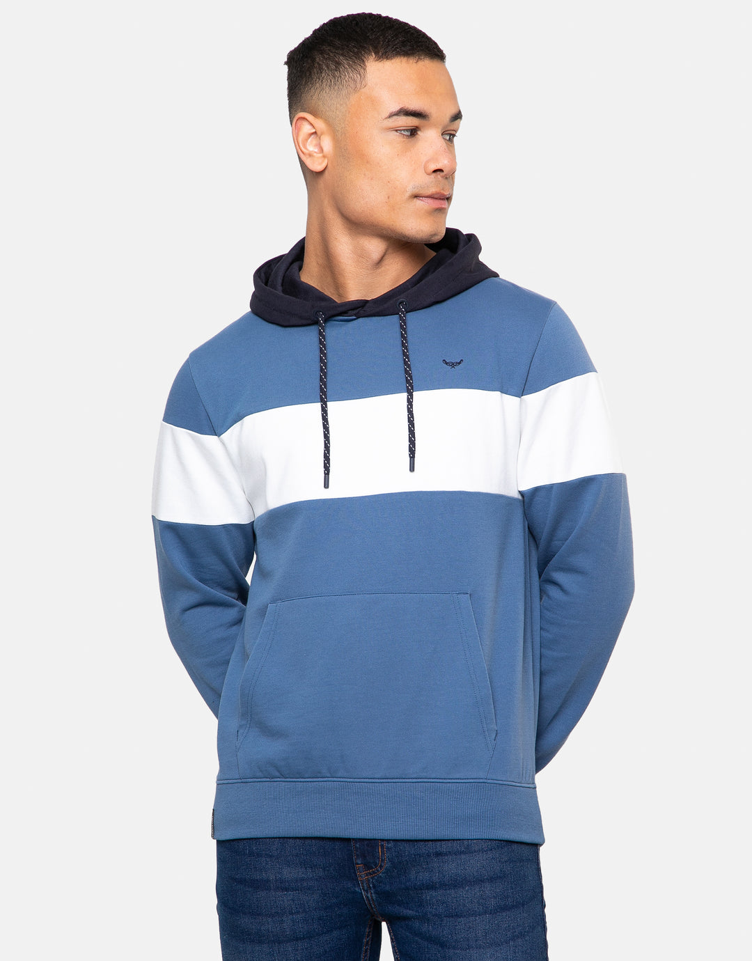 jones colour block overhead hoody