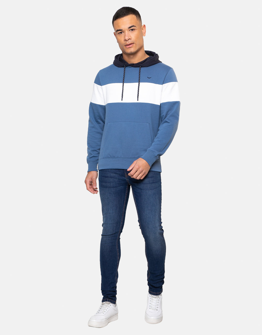 jones colour block overhead hoody