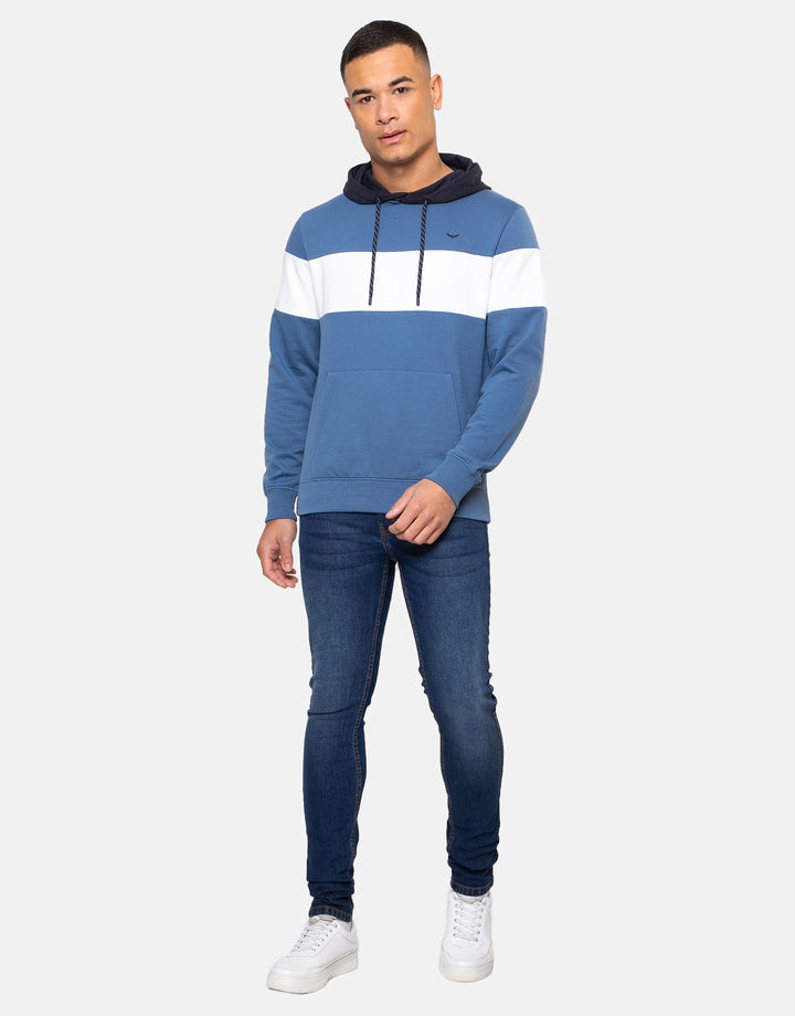 jones colour block overhead hoody
