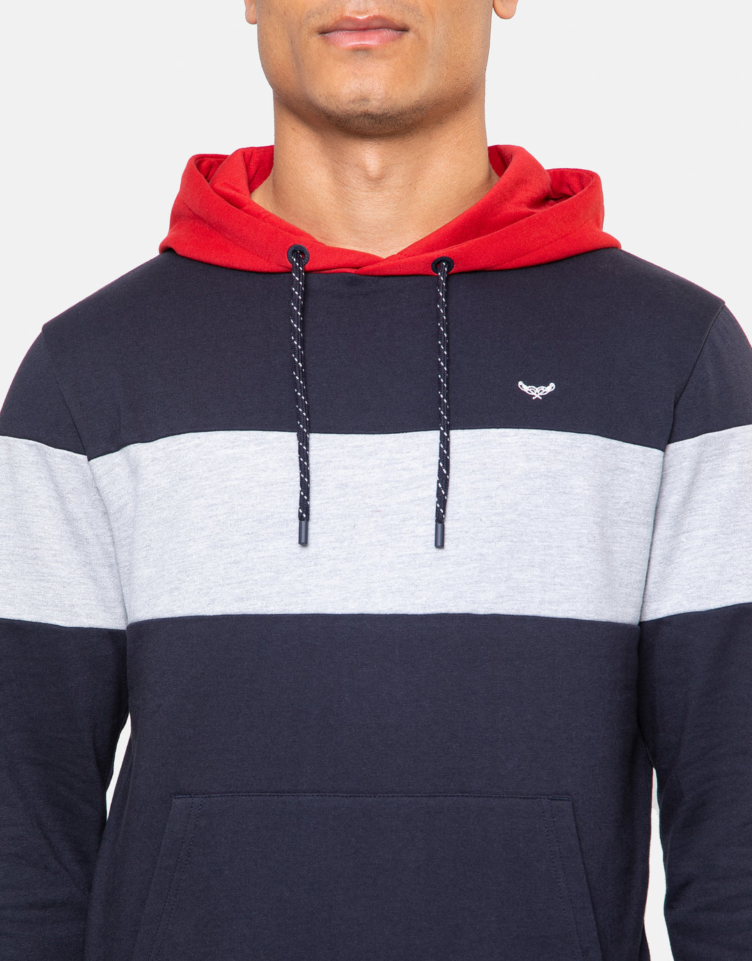 jones colour block overhead hoody