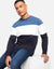 Denim Blue Colourblock Sweatshirt