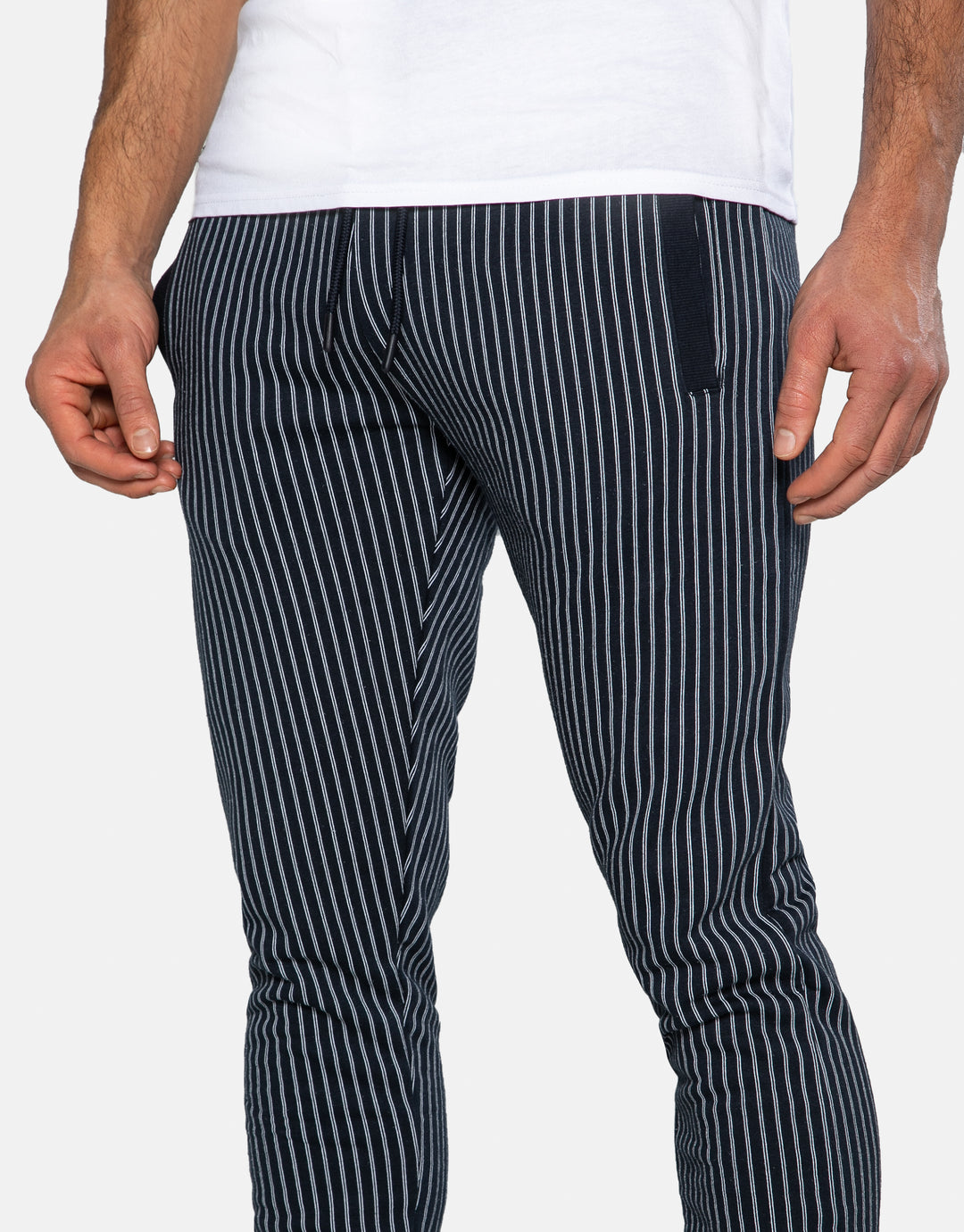 jordy slim fit pinstripe joggers