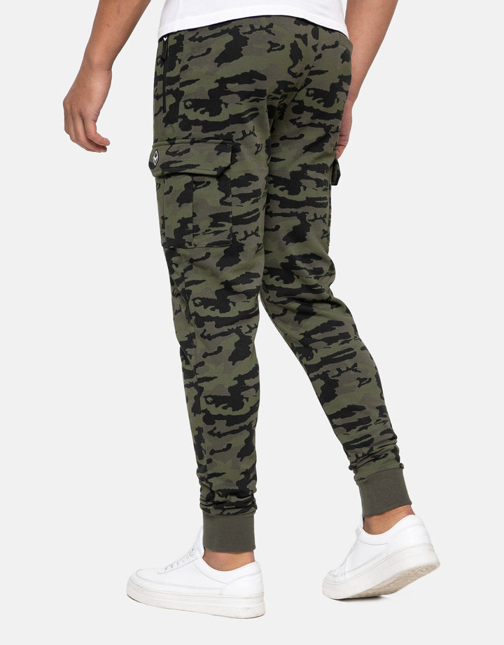 timberlake cargo style camo print joggers