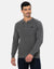 Grey Long Sleeve Polo Jumper