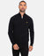 Black Zip Neck Jumper
