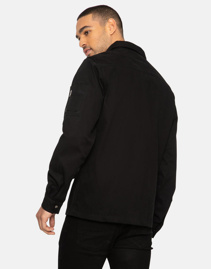 ash cotton long sleeve overshirt