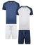 Navy & Grey Pyjama Short & Raglan T-Shirts (2-Piece Set) (2 Pack)