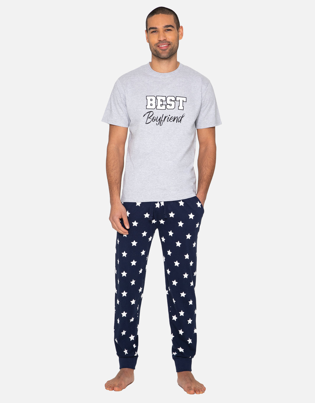 boyfriend cotton pyjama set