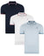 Multi Short Sleeve Polo Shirts (3 Pack)