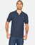 Navy Cotton Pique Polo Shirt