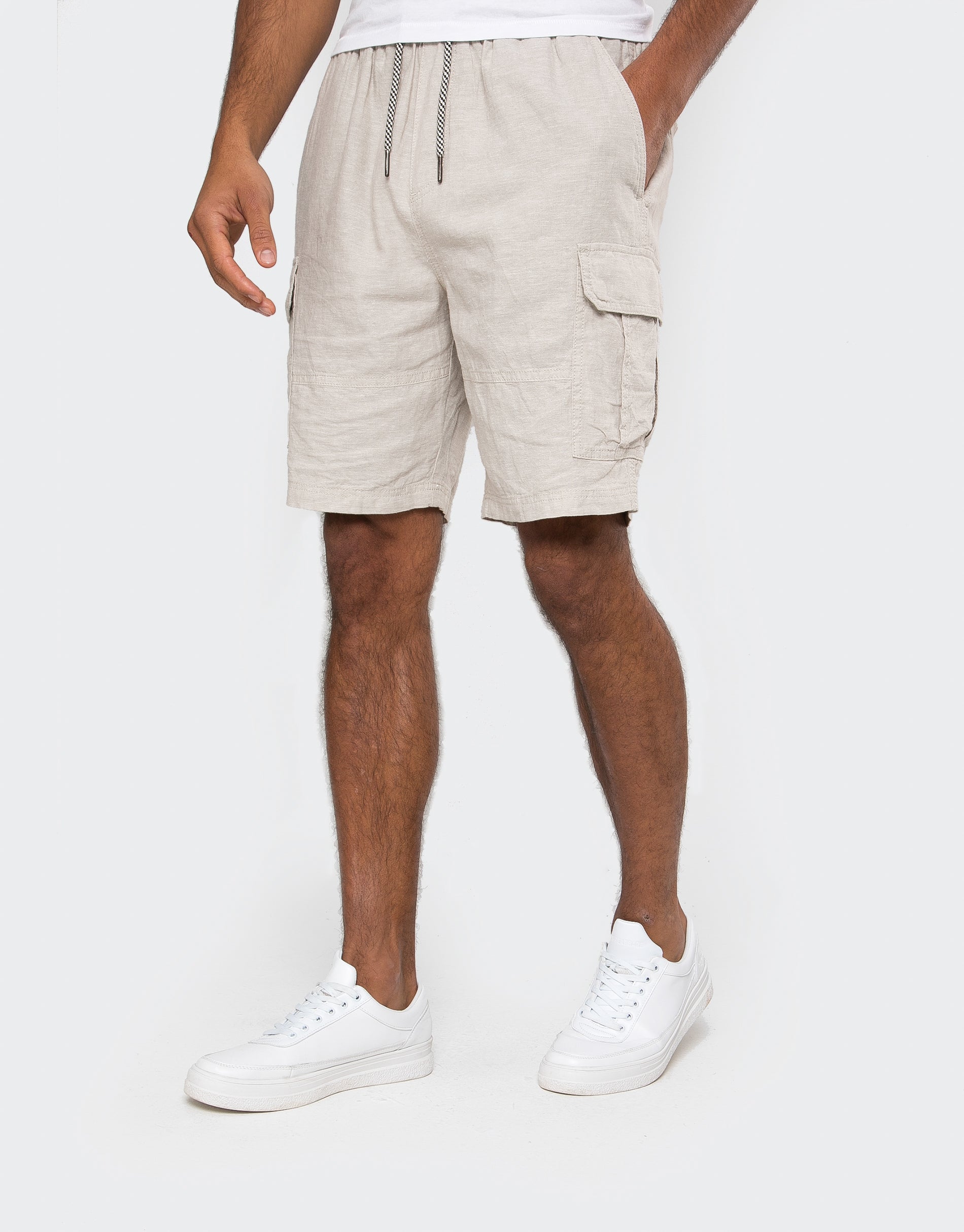 Linen on sale cargo shorts