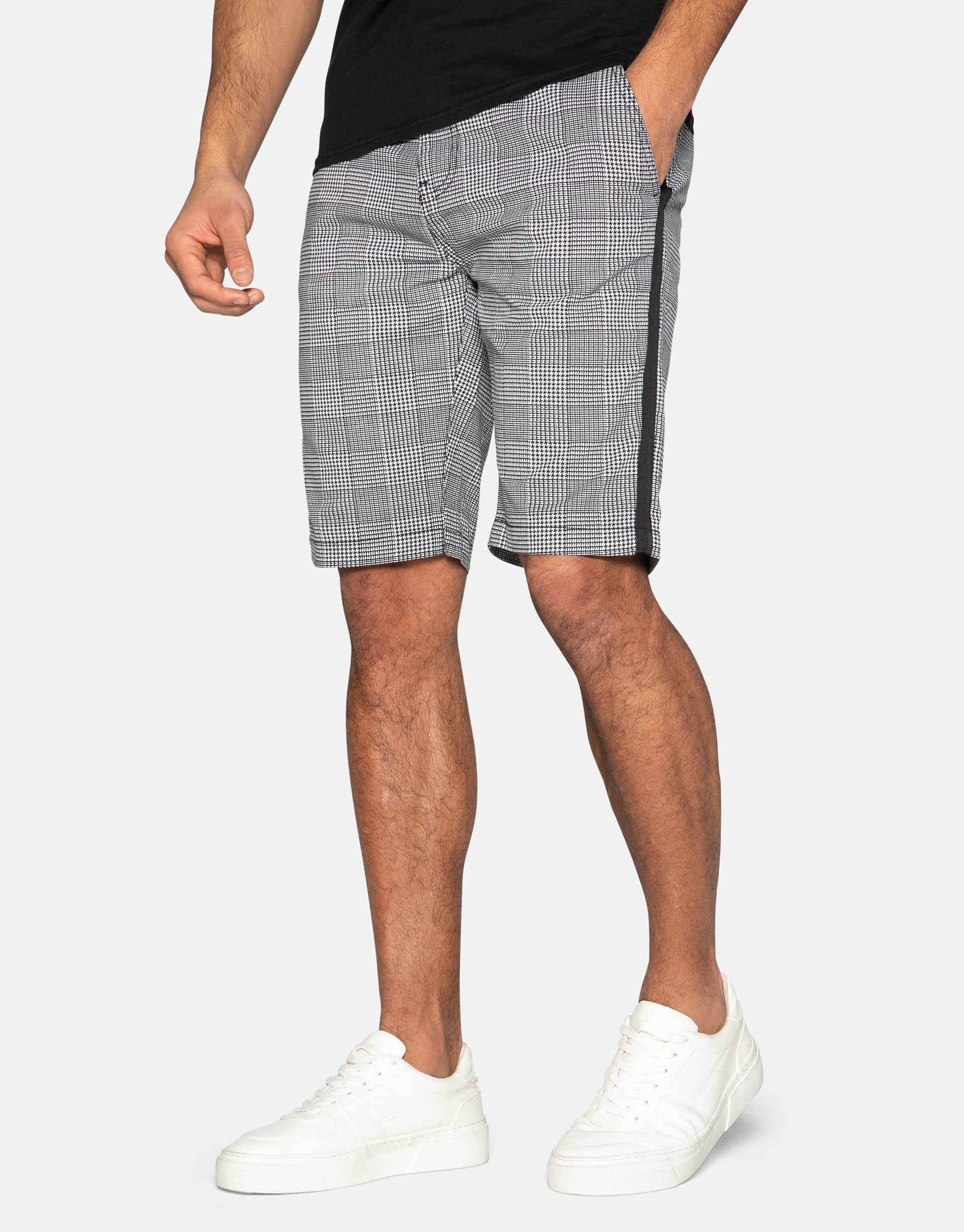 Mens check hot sale shorts uk