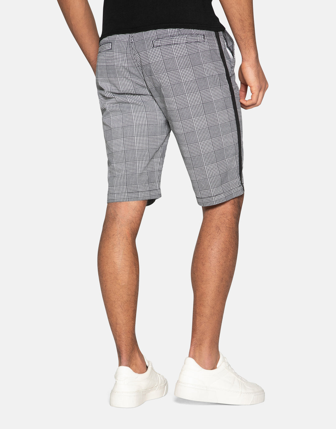 weymouth checked cotton chino shorts