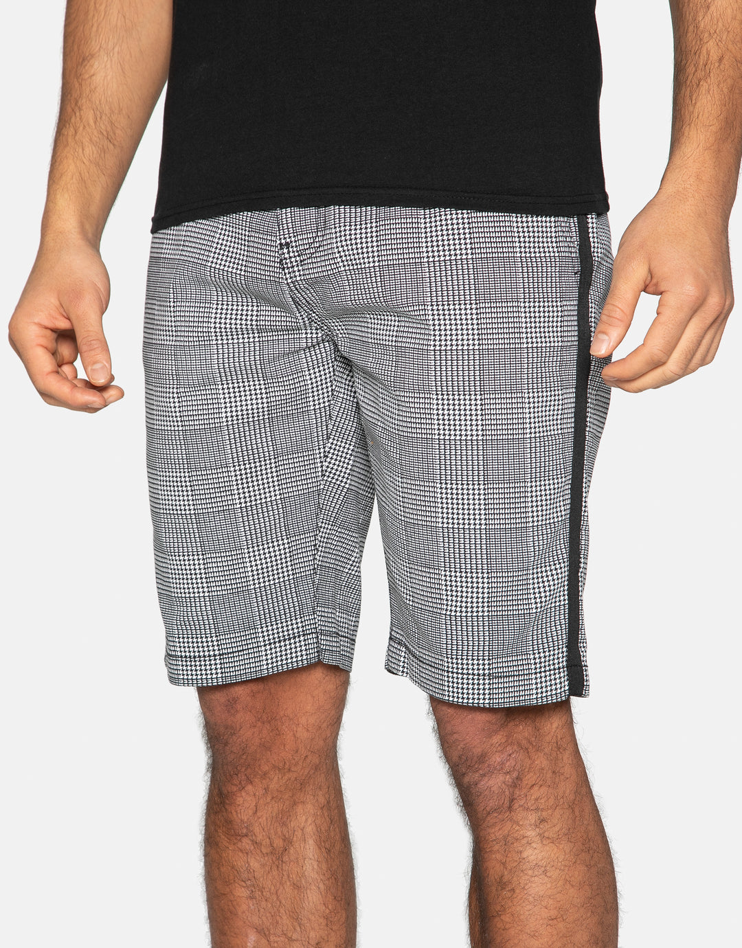 weymouth checked cotton chino shorts