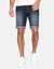 Mid Blue Wash Denim Shorts
