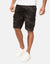Charcoal Grey Camo Cargo Shorts