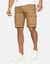 Camel Brown Cargo Shorts