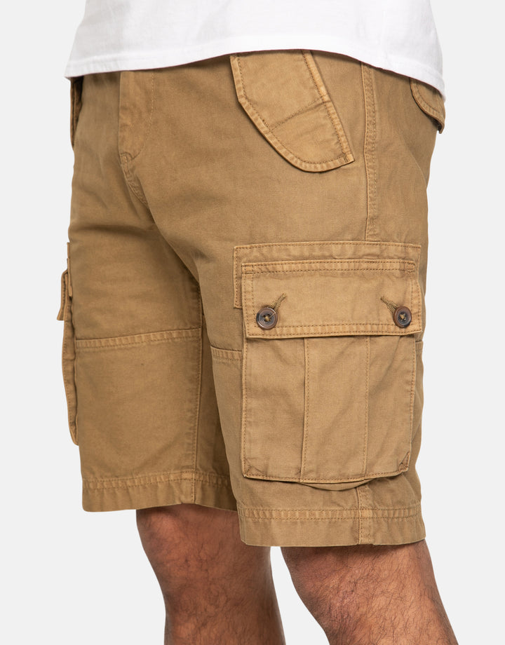 core cotton cargo shorts